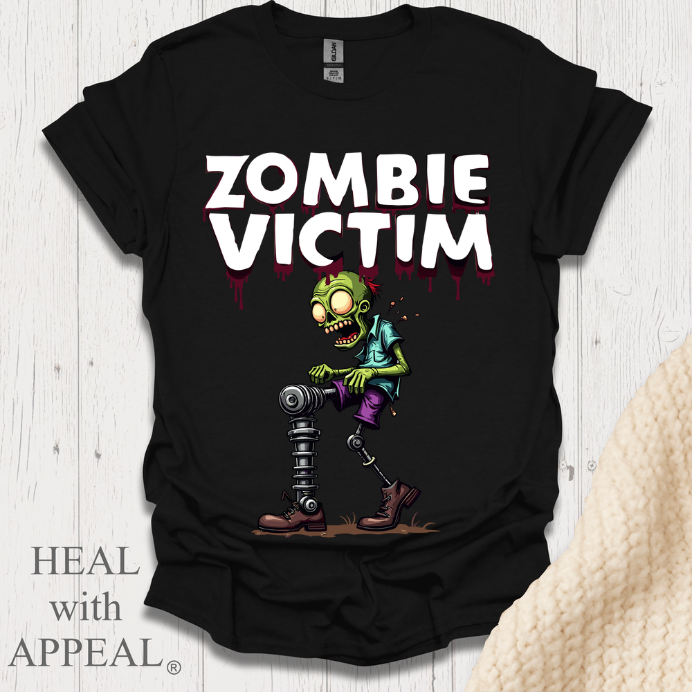 Zombie Victim Amp V1 Blk Print - Black