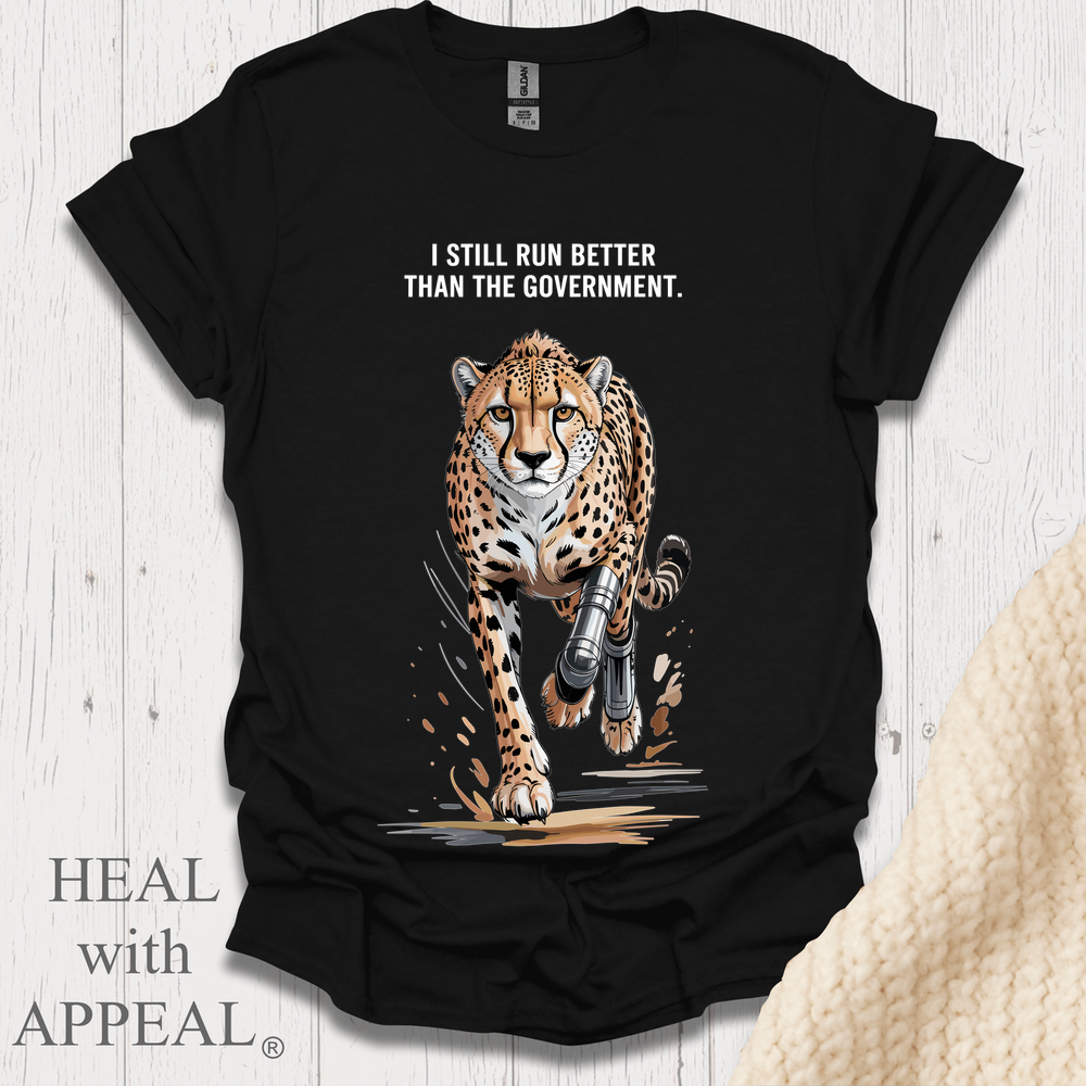 Cheetah Tee B - Black