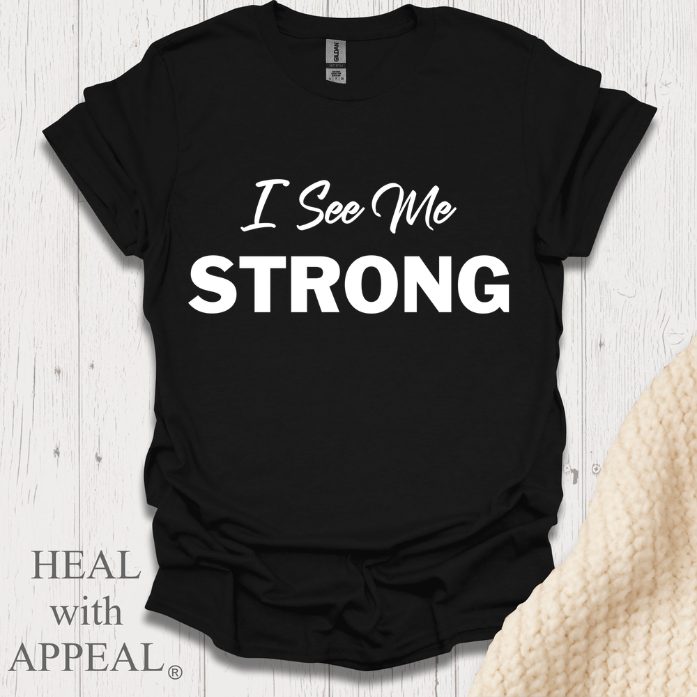 I See Me Strong V1 Blk Print - Black
