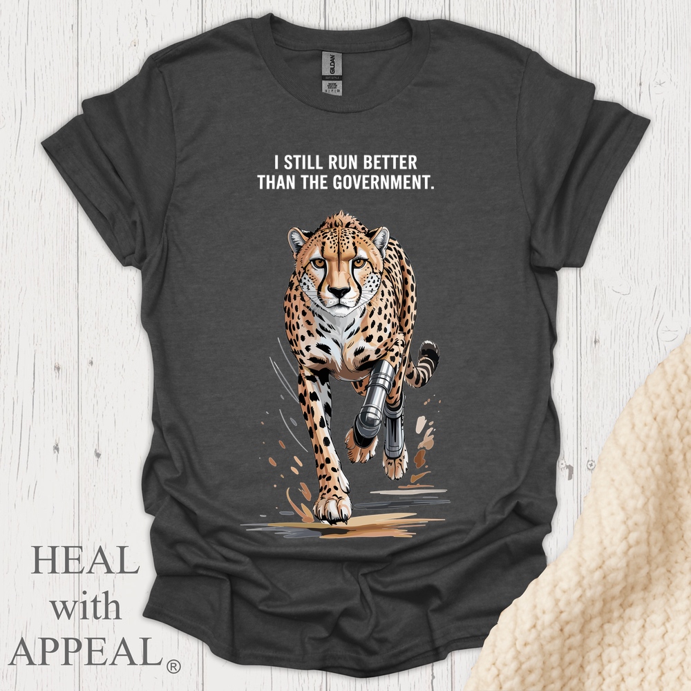 Cheetah Tee B - Dark Heather