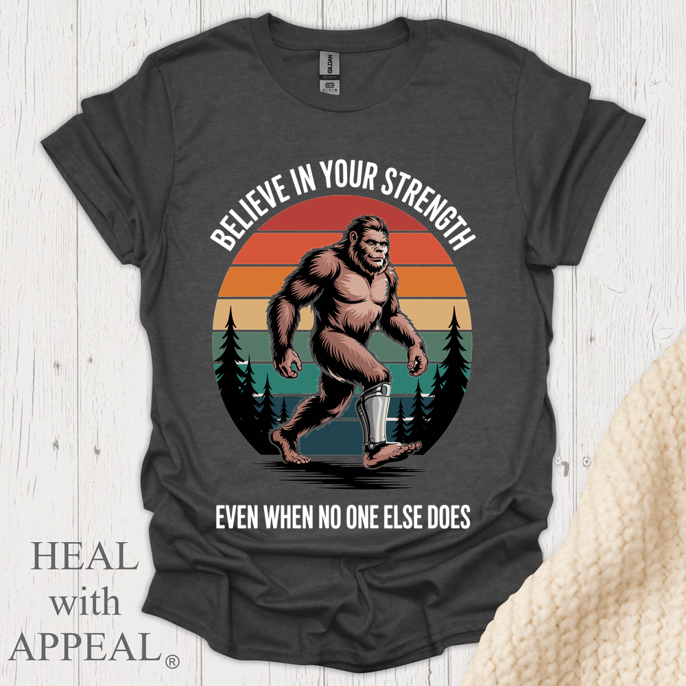 Bigfoot Stand Tall V3b - Dark Heather