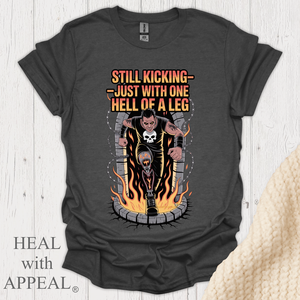 Hello Of A Leg V1 - Dark Heather