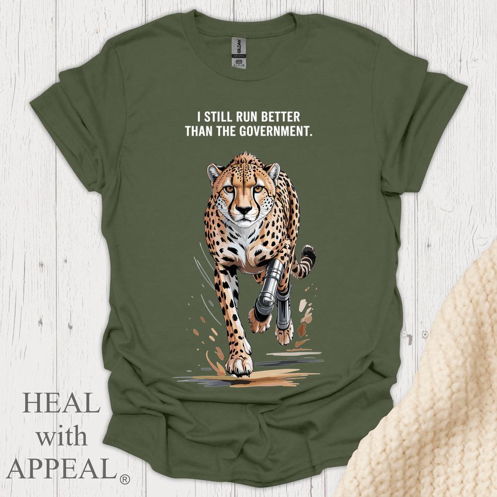 Cheetah Tee B - Military Green