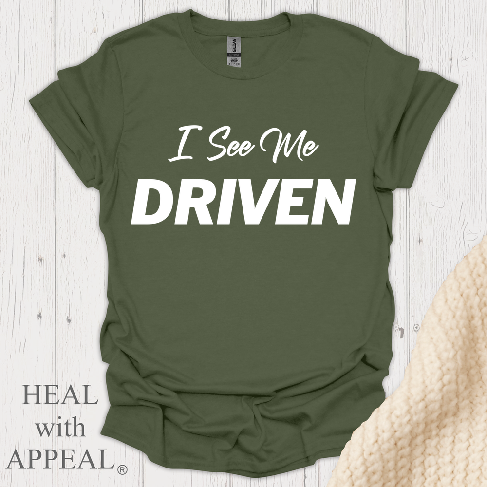 I See Me Driven V1 Blk Print - Military Green