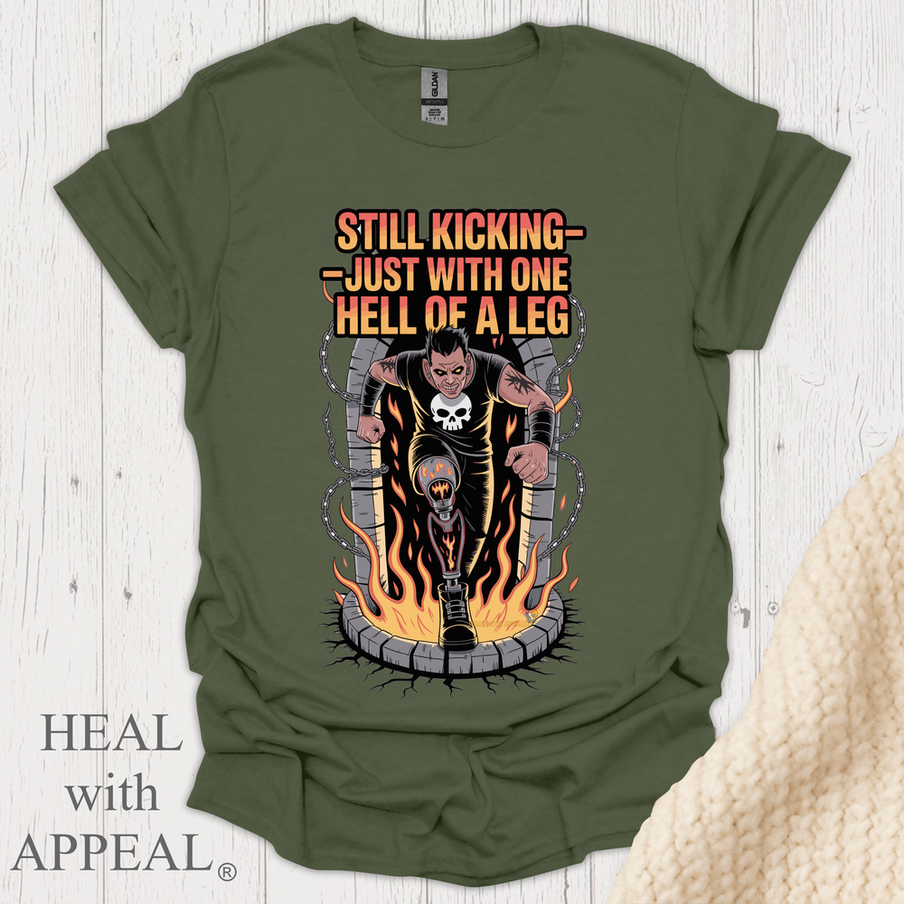 Hello Of A Leg V1 - Military Green
