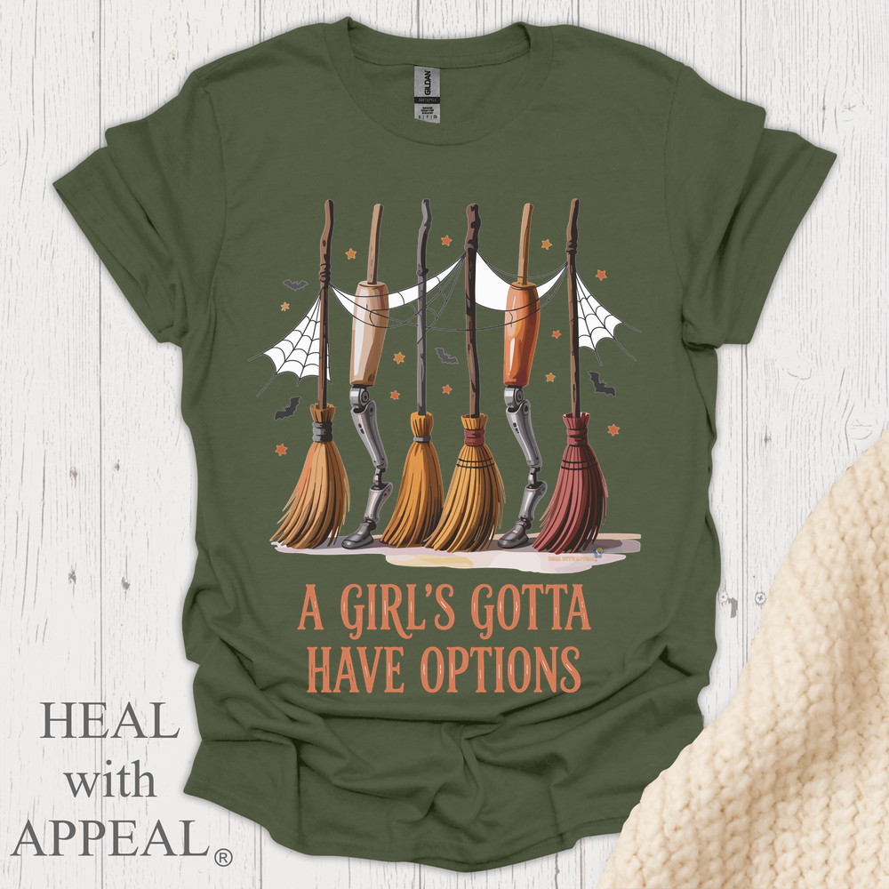 A Girls Gotta Have Options V2 - Military Green