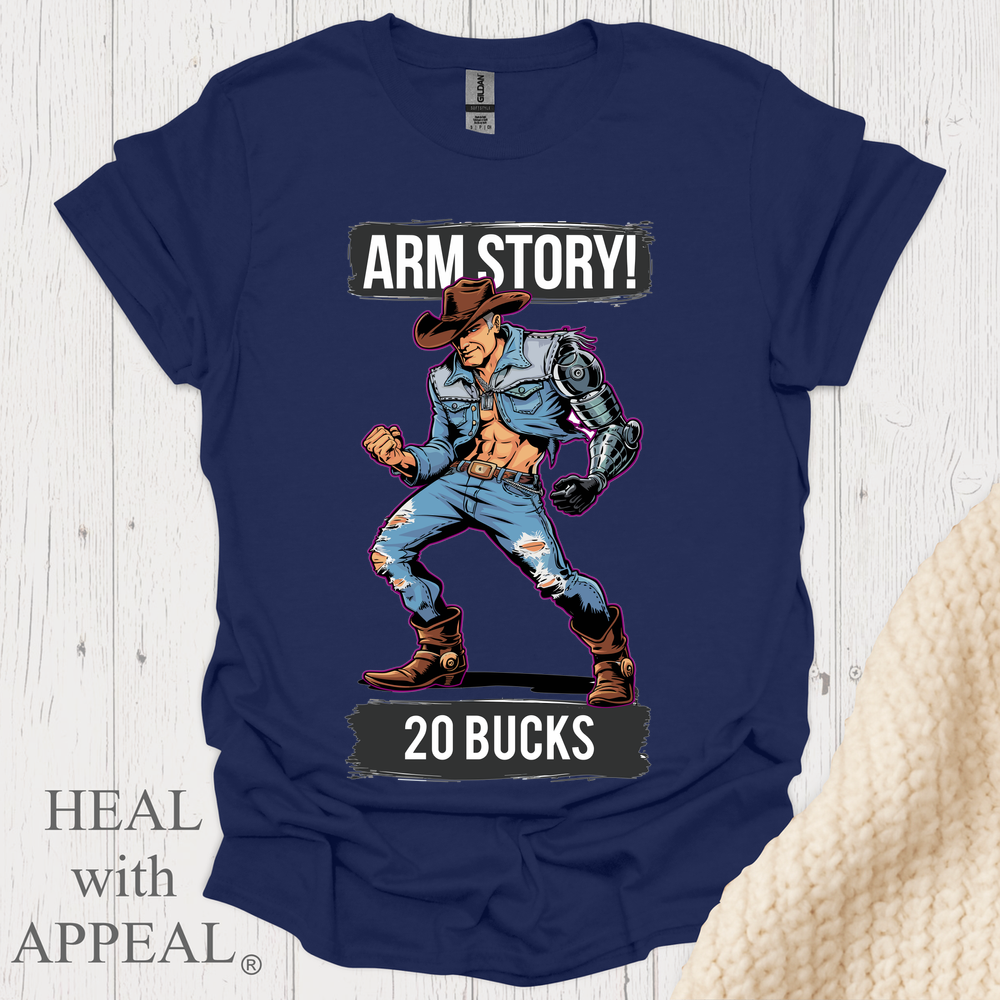 Arm Story V1 Print - Navy