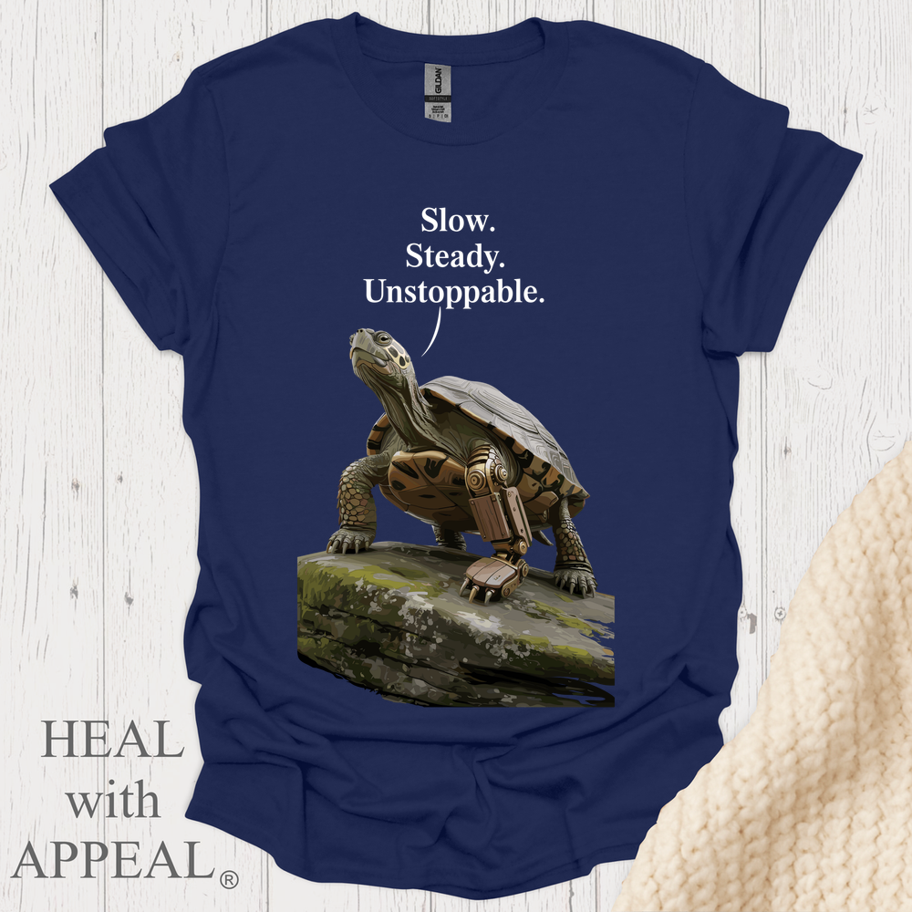 Turtle Tee V1b - Navy
