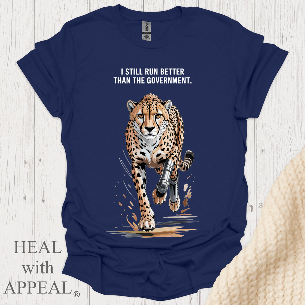 Cheetah Tee B - Navy
