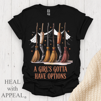 A Girls Gotta Have Options V2 - Black