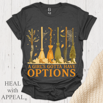 A Girls Gotta Have Options V1 - Dark Heather