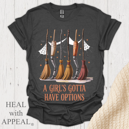 A Girls Gotta Have Options V2 - Dark Heather