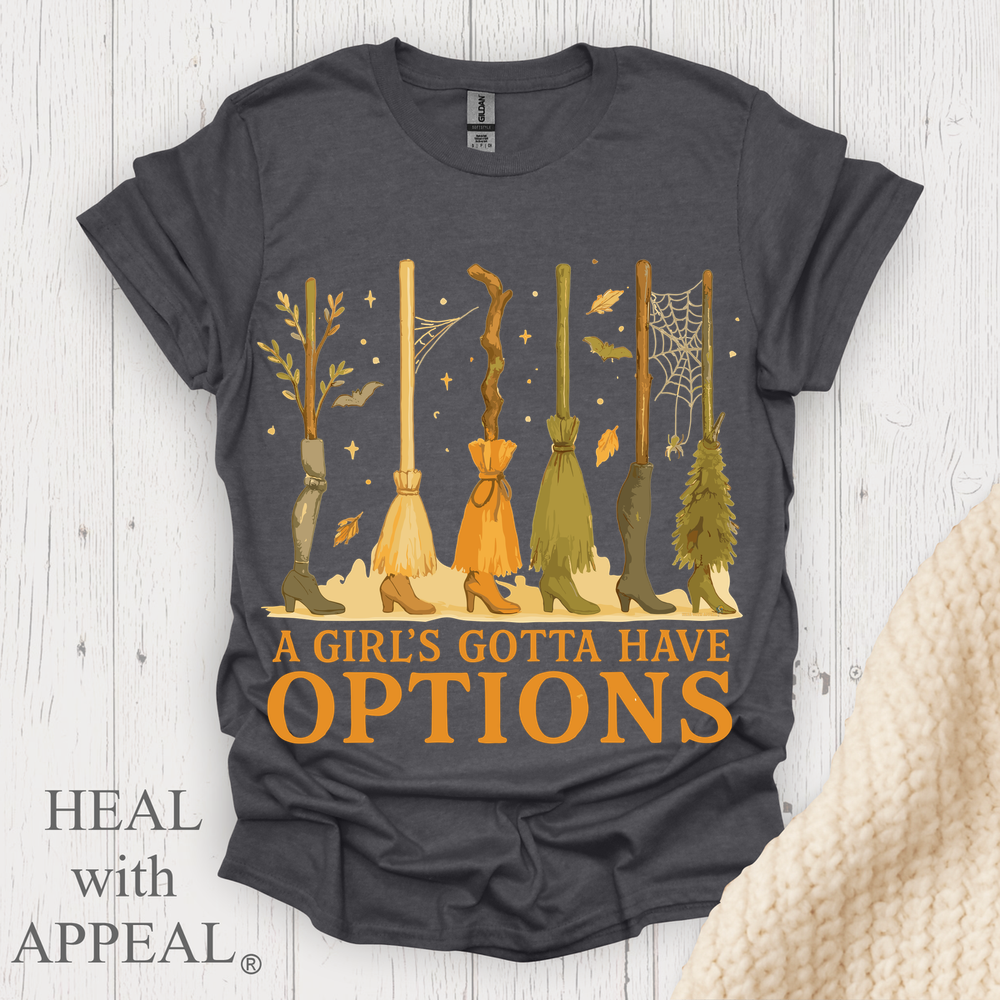 A Girls Gotta Have Options V1 - Dark Heather