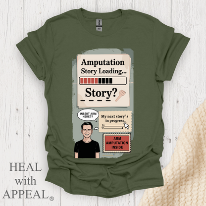 Arm Amputee Story V1 - Heather Military Green