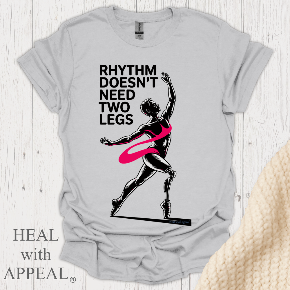 Inspirational Amputee Dancer V2b - Ice Grey