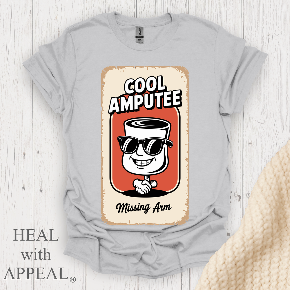 Arm Amputee Missing Left Arm V1 - Ice Grey