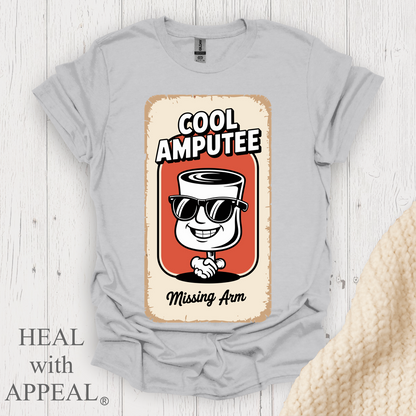 Arm Amputee Missing Left Arm V1 - Ice Grey