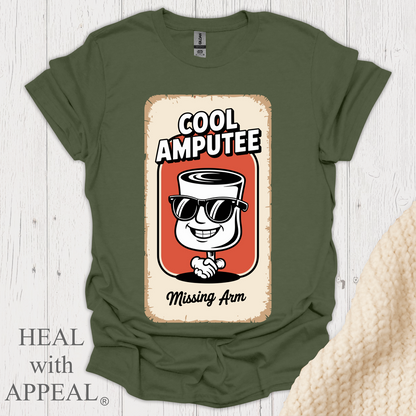 Arm Amputee Missing Left Arm V1 - Military Green