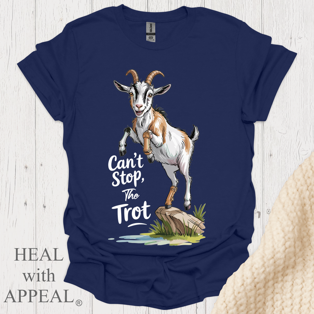 Goat Tee V1b - Navy